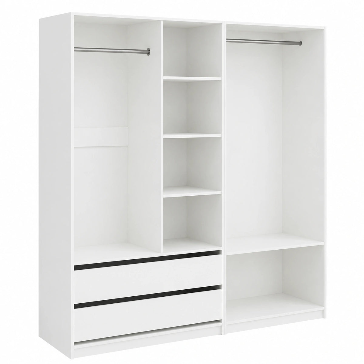 Vicco Armario Modular Blanco 180x200cm Para Ropa, Lote de 2