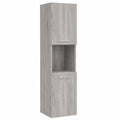 Armario de Baño de Pared en Madera Gris Sonoma