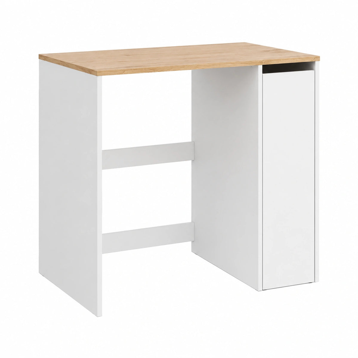 Vicco Armario de Lavadora, Blanco/Artesano, 93.6x88.2 cm, Almacenamiento Compacto