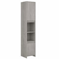 Estantería de Lavadora de Madera Gris Sonoma 30x30x183,5 cm para Baño