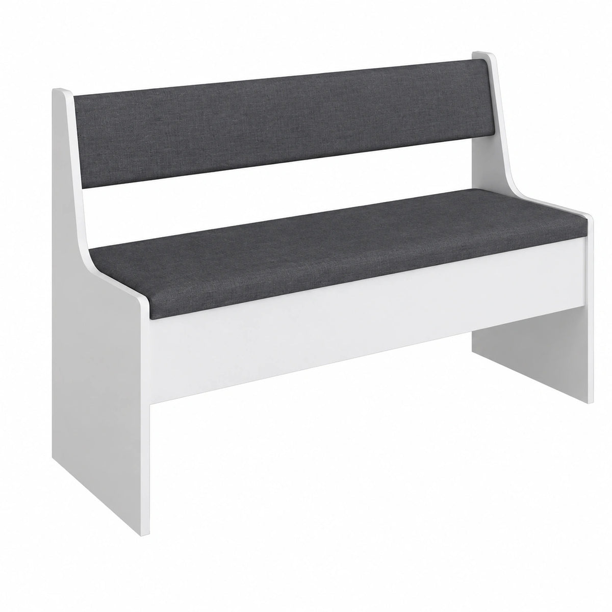 Mesa de Comedor Vicco Roman, Color Blanco, 41.5 x 136.6 cm, Ideal para Esquinas y Ahorro de Espacio