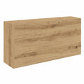 Armario de baño de pared de roble, 80x25x40cm, vidaXL