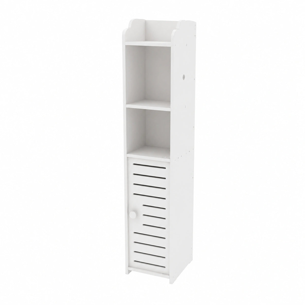 Armario de Baño HUOLE: Mueble Multifuncional Compacto en Blanco