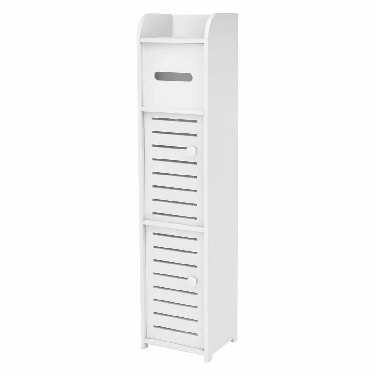 Armario de baño multifuncional con doble almacenaje, 17x15x78 cm, ideal para cualquier habitación