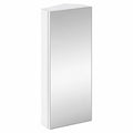Armario de Baño Esquinero con Espejo y 2 Estantes, MDF Duradero, 30x24x60 cm